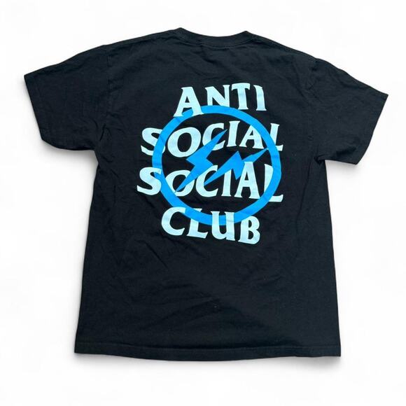 Black Anti Social Social Club Graphic T-Shirt - Picture 1 of 8